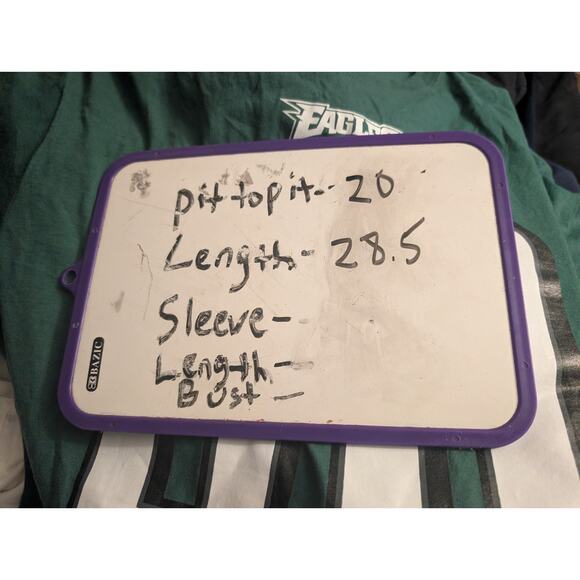 Mitchell and Mess Brian Dawkins Green Throwback T-Shirt Jersey Mens Small NWT - Picture 6 of 6